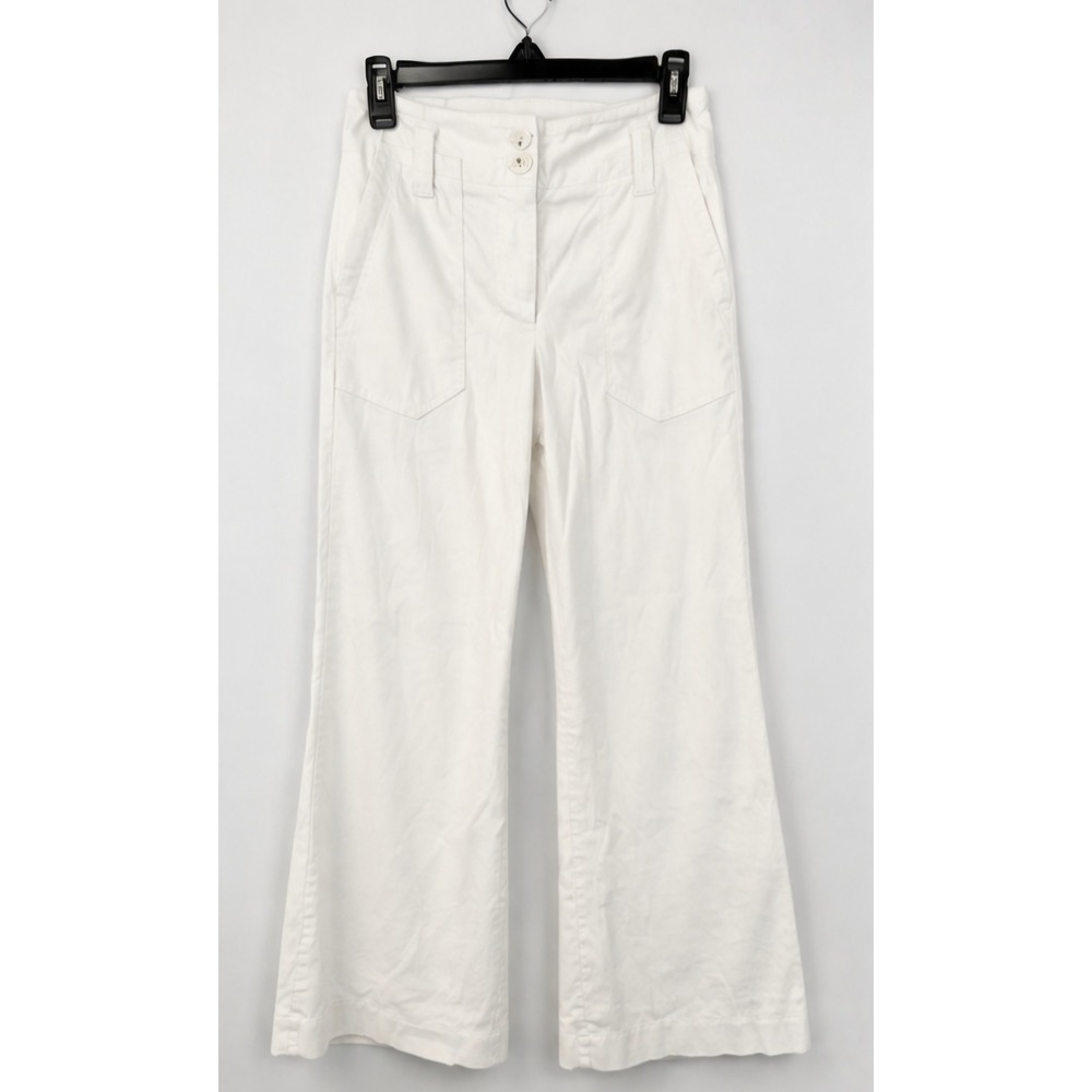 MAEVE by ANTHROPOLOGIE The Naomi Wide Wide Leg‎ Flare Pants Size 6 - Picture 2 of 5